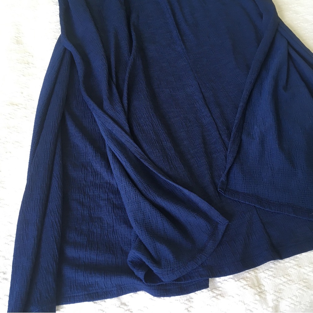 LuLaRoe Long Open Navy Blue Cardigan Shirt - Picture 6 of 11